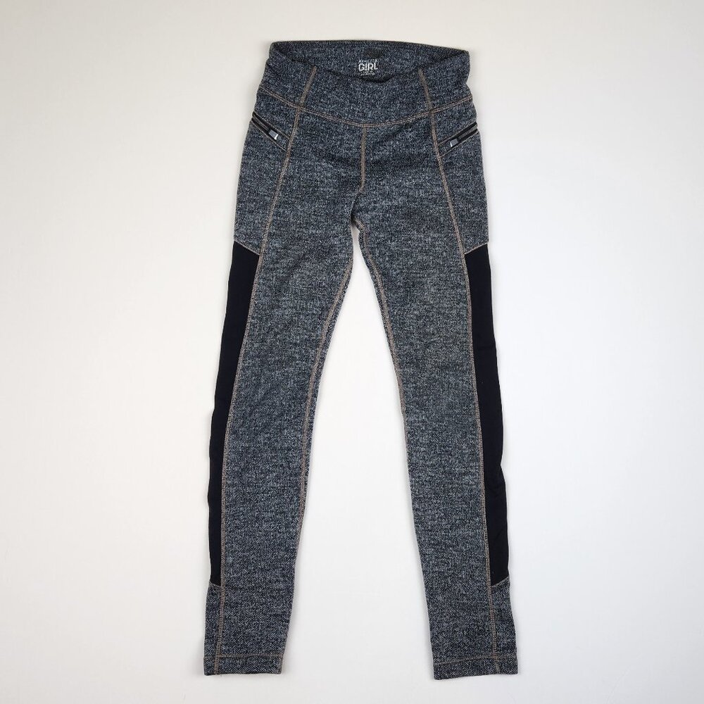 Atheta Girl Zippier Herringbone Tights Leggings sz M 8/10
